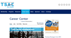 Desktop Screenshot of careers.tsae.org