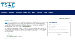 Desktop Screenshot of education.tsae.org